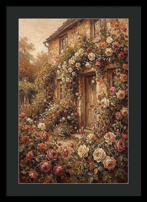English Cottage Garden Blooms