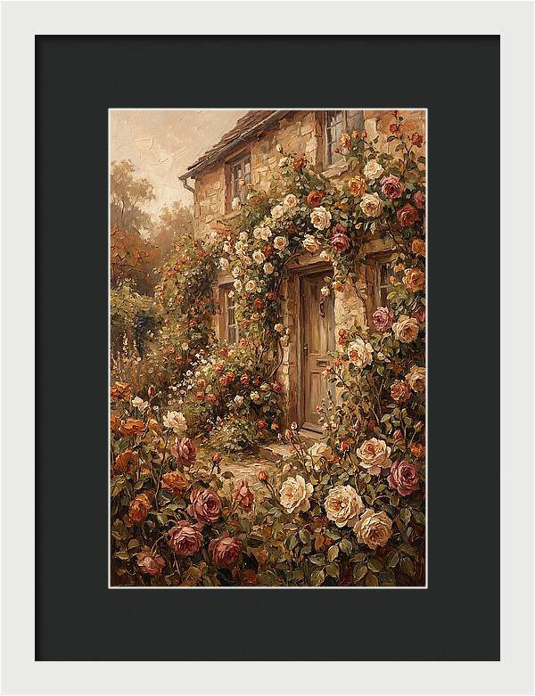 English Cottage Garden Blooms