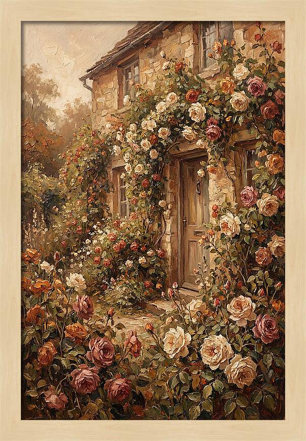 English Cottage Garden Blooms