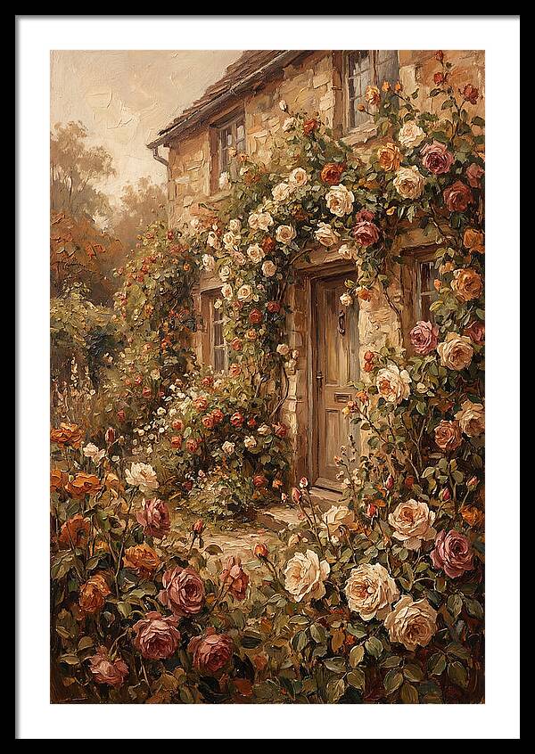English Cottage Garden Blooms
