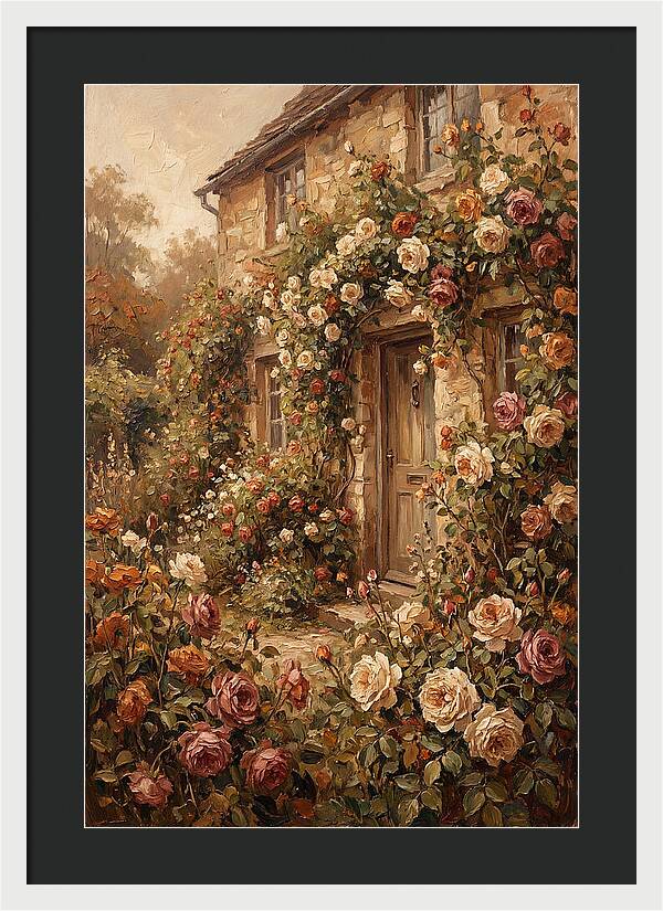 English Cottage Garden Blooms