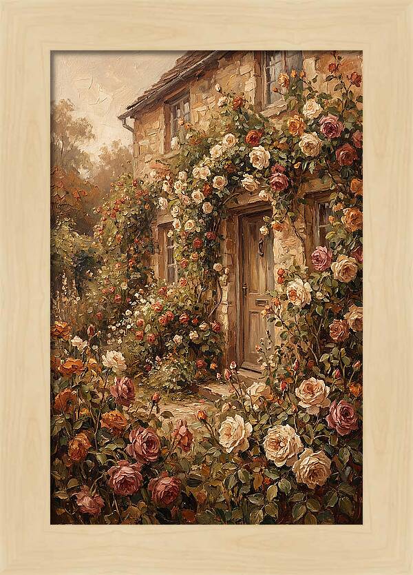 English Cottage Garden Blooms