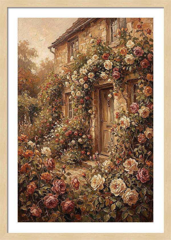 English Cottage Garden Blooms