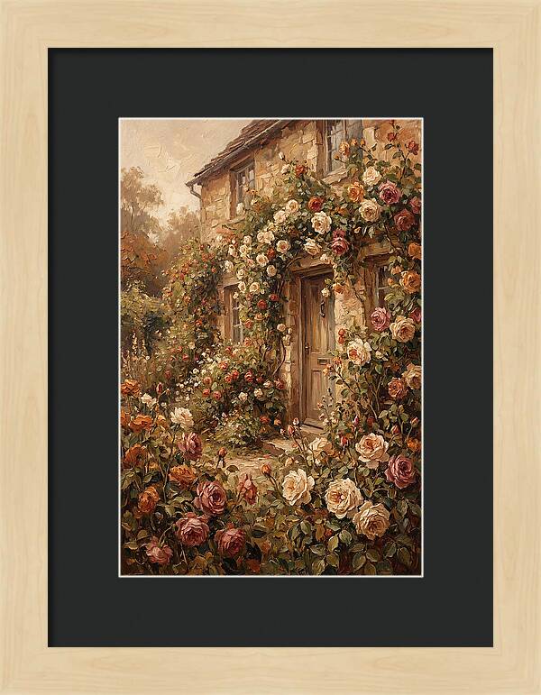English Cottage Garden Blooms