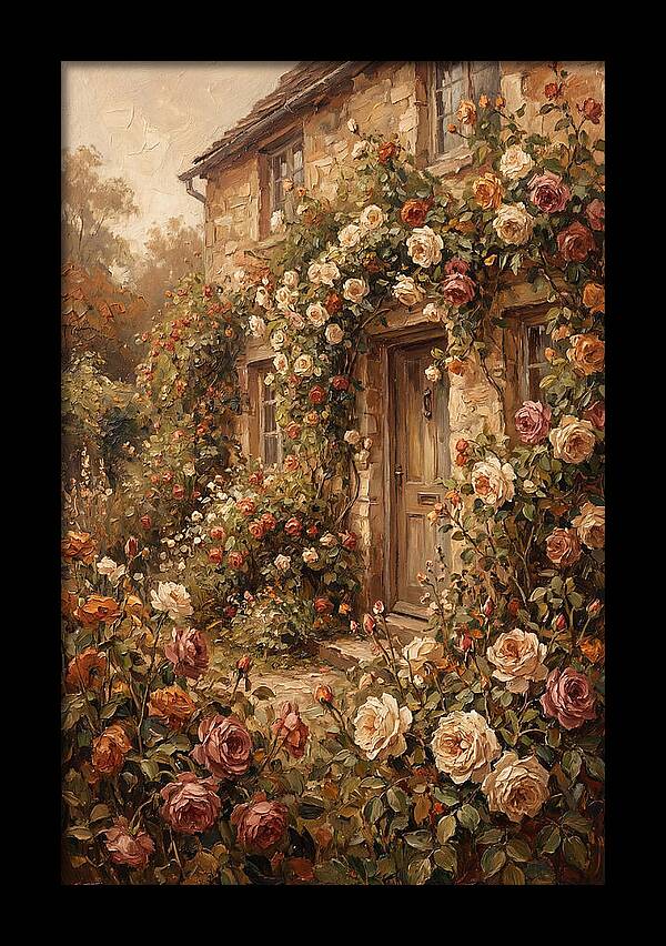English Cottage Garden Blooms
