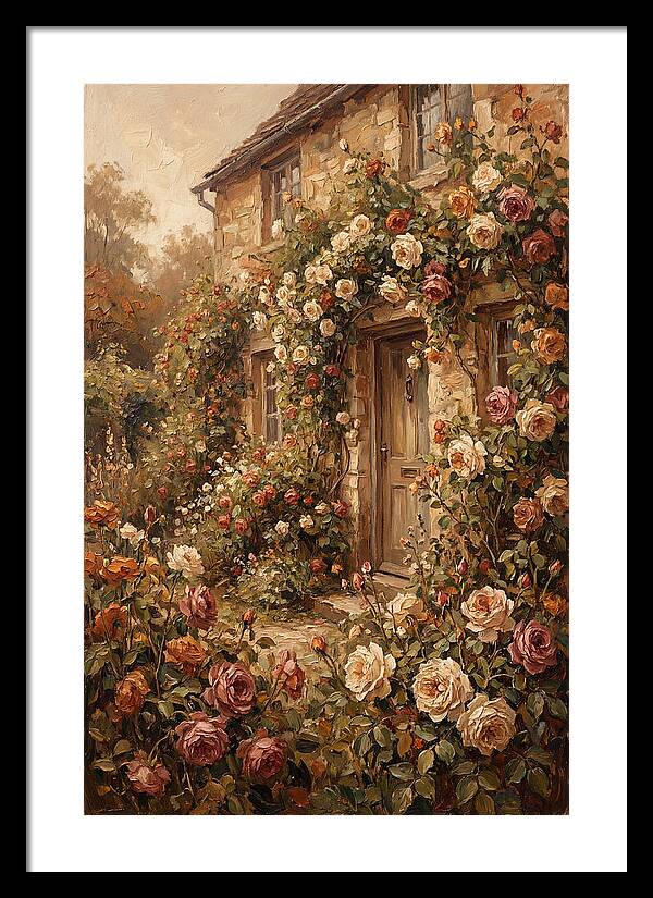 English Cottage Garden Blooms