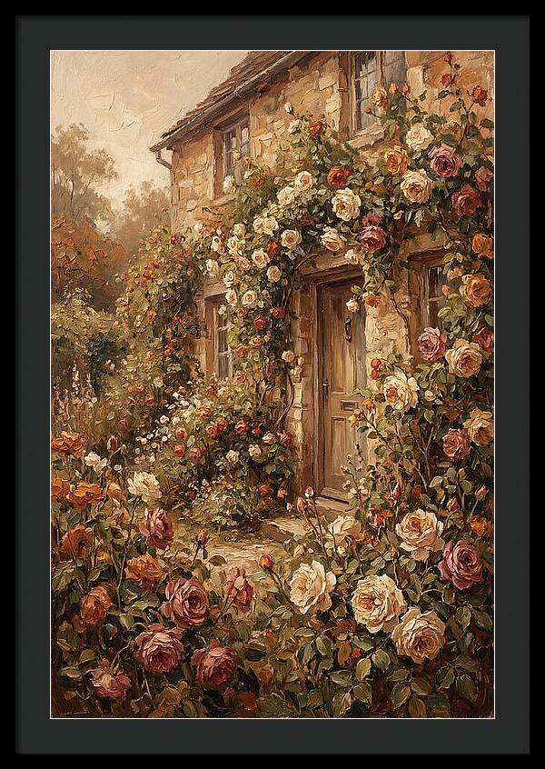 English Cottage Garden Blooms