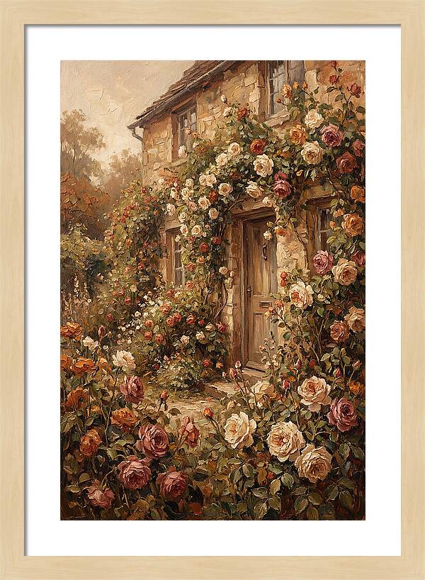 English Cottage Garden Blooms