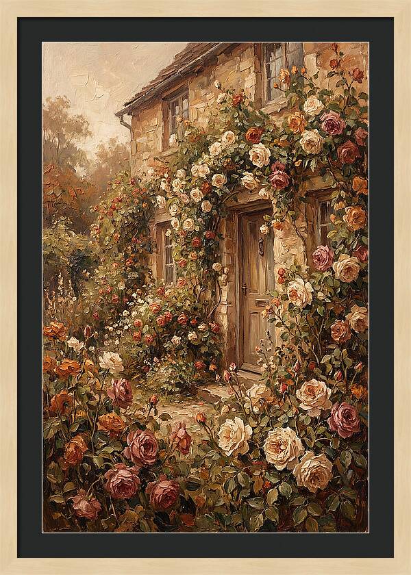 English Cottage Garden Blooms