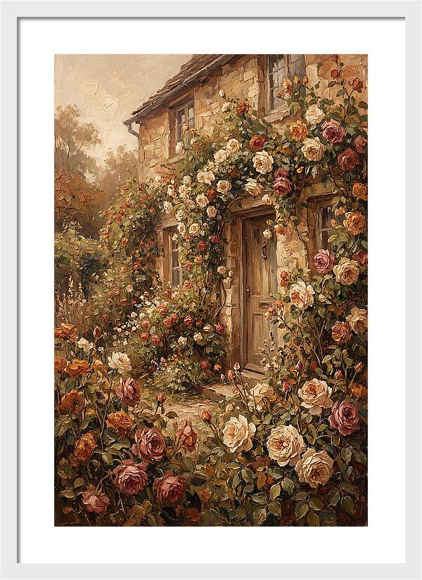 English Cottage Garden Blooms