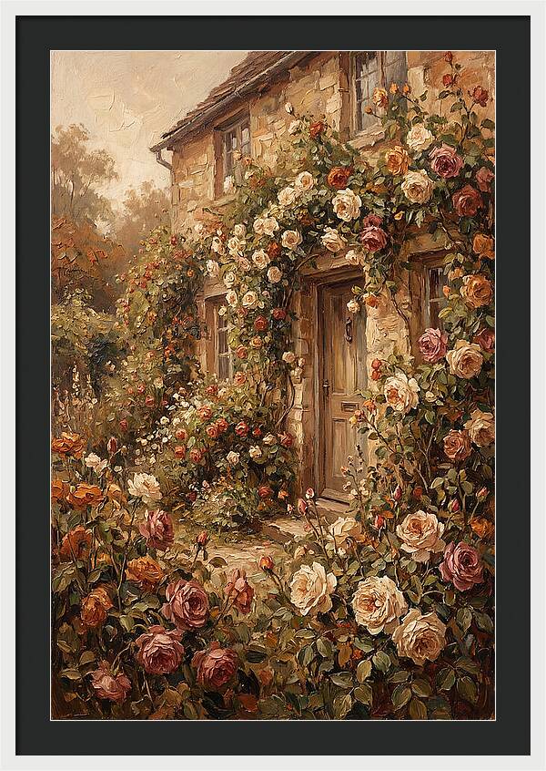 English Cottage Garden Blooms