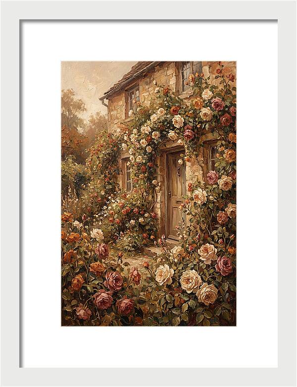 English Cottage Garden Blooms