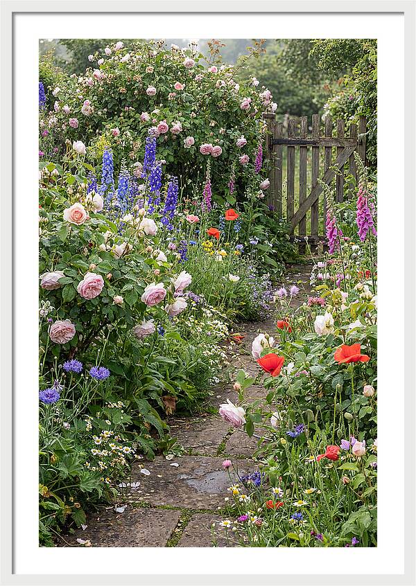 English Cottage Garden Pathway