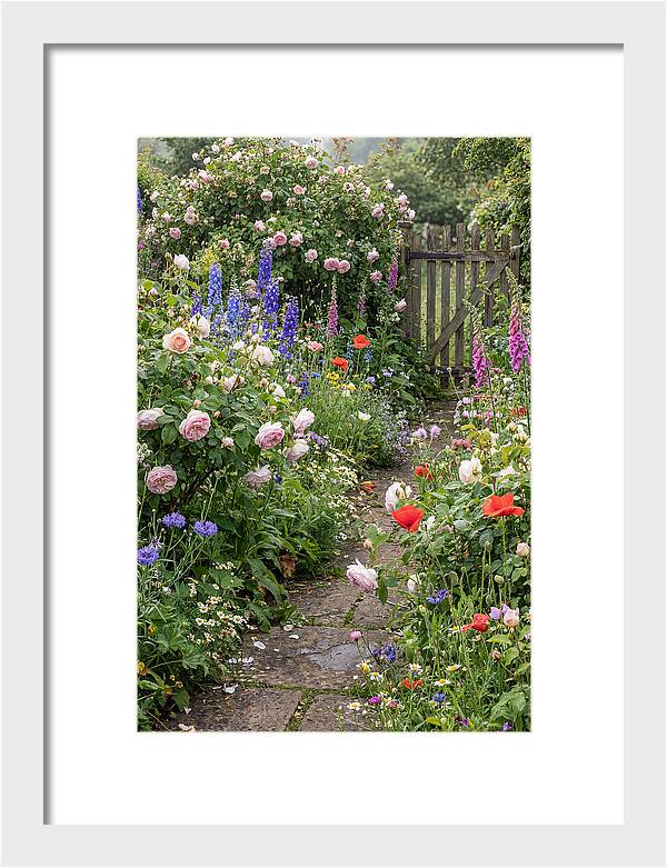 English Cottage Garden Pathway