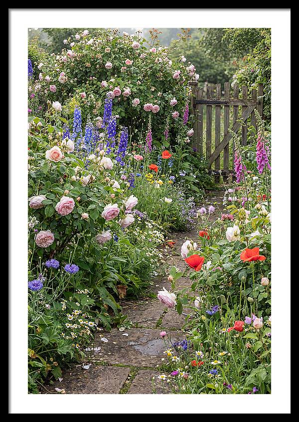 English Cottage Garden Pathway