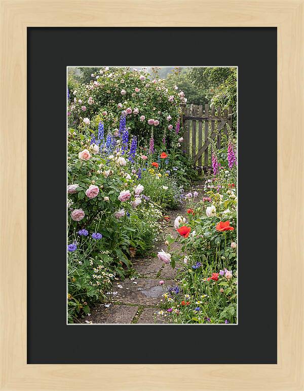 English Cottage Garden Pathway