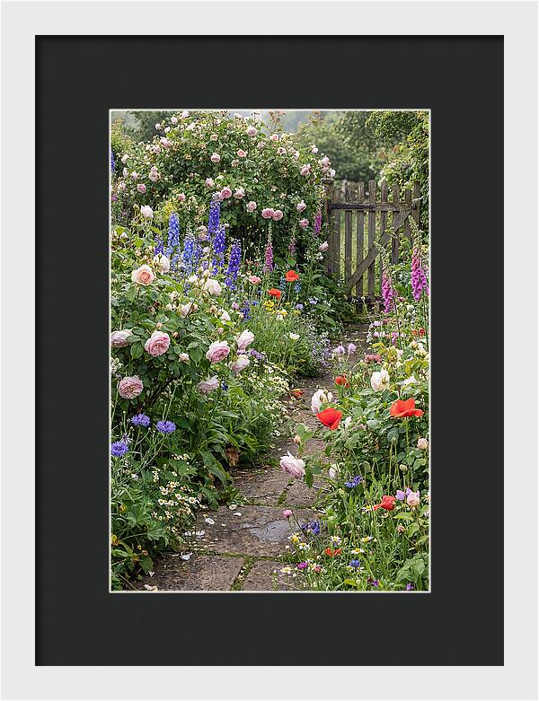 English Cottage Garden Pathway