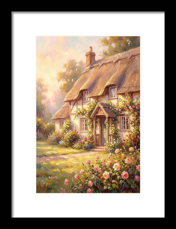 English Cottage In Bloom