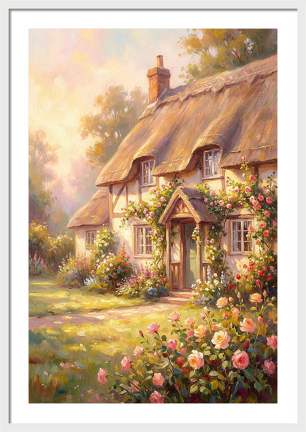 English Cottage In Bloom