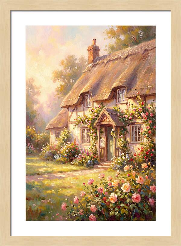 English Cottage In Bloom