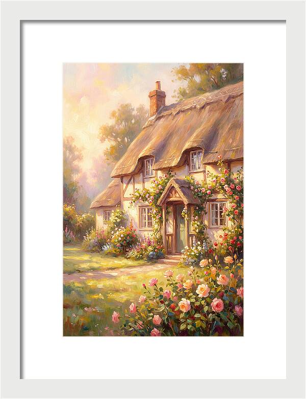 English Cottage In Bloom