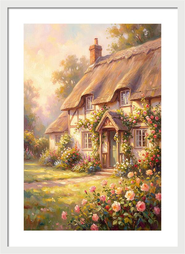 English Cottage In Bloom