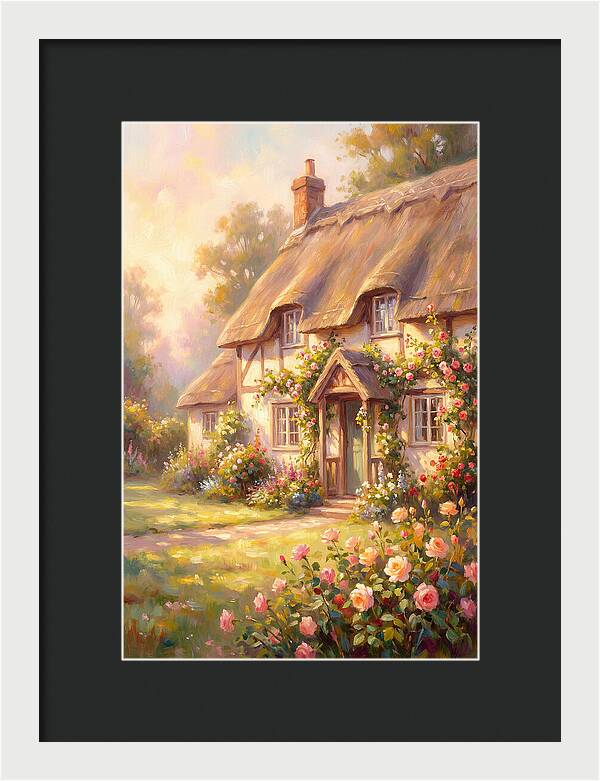 English Cottage In Bloom