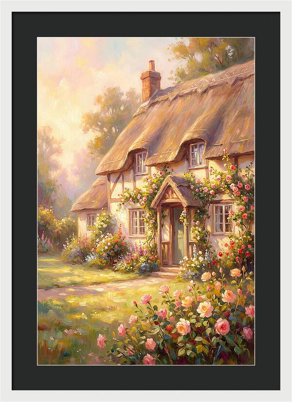 English Cottage In Bloom