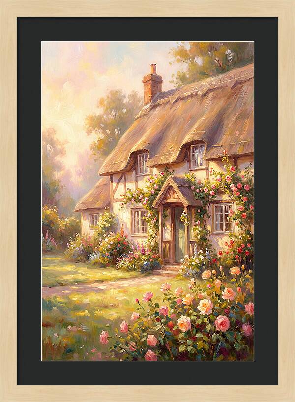 English Cottage In Bloom