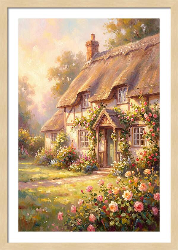 English Cottage In Bloom