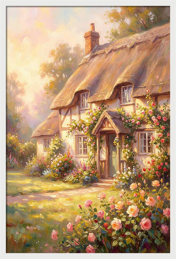 English Cottage In Bloom