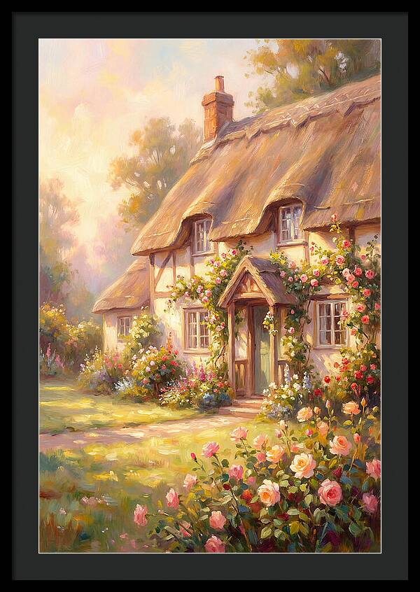 English Cottage In Bloom