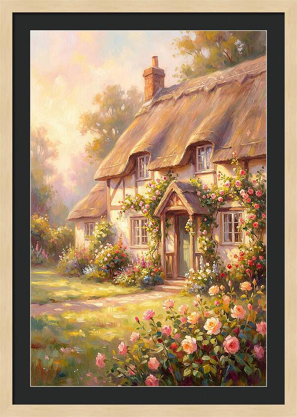 English Cottage In Bloom