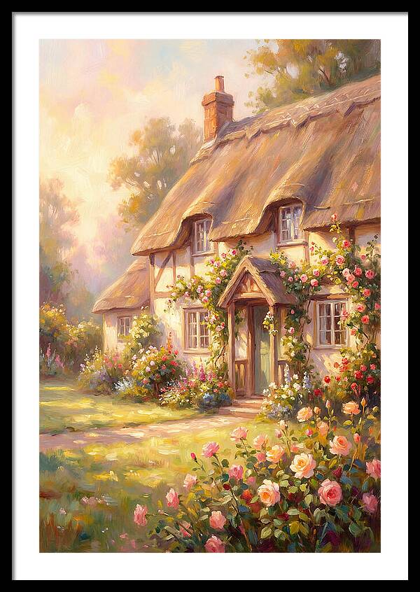 English Cottage In Bloom