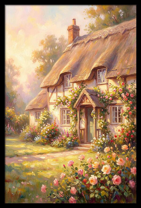 English Cottage In Bloom
