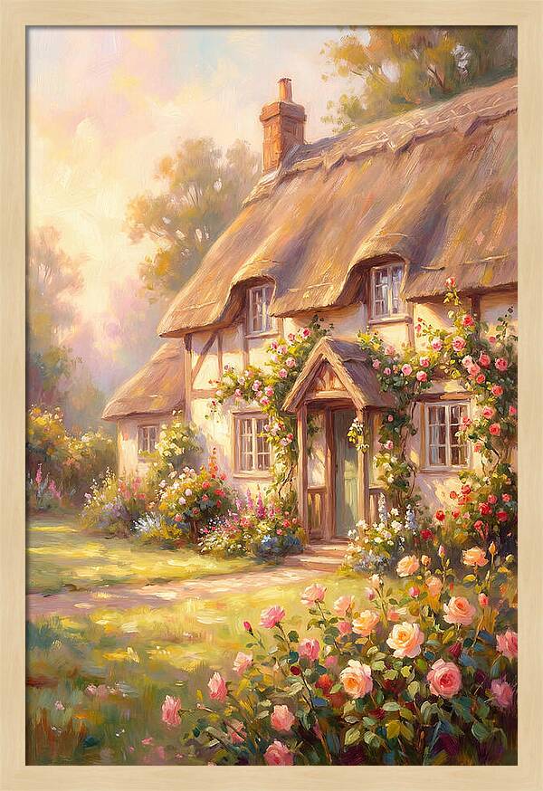 English Cottage In Bloom