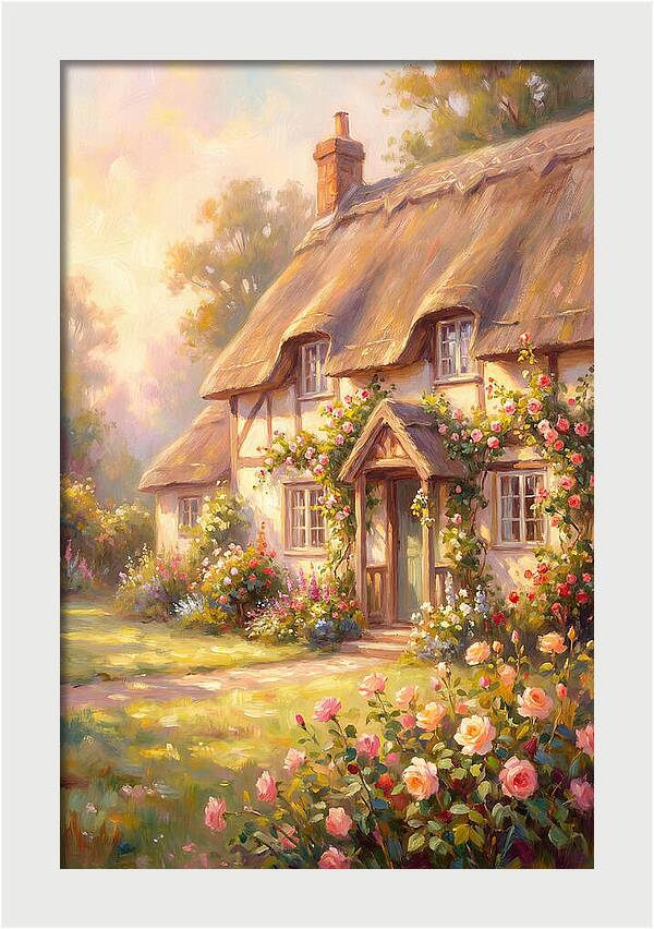English Cottage In Bloom