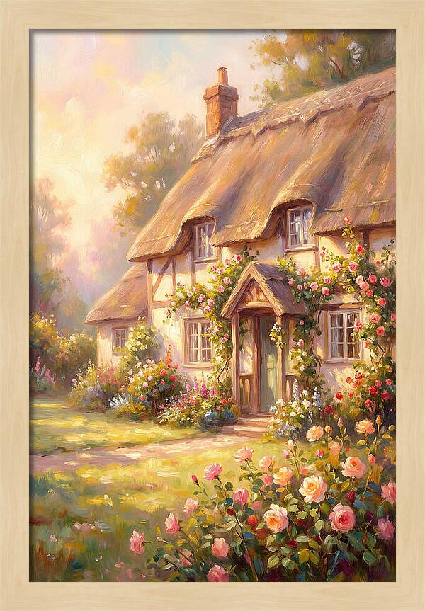 English Cottage In Bloom