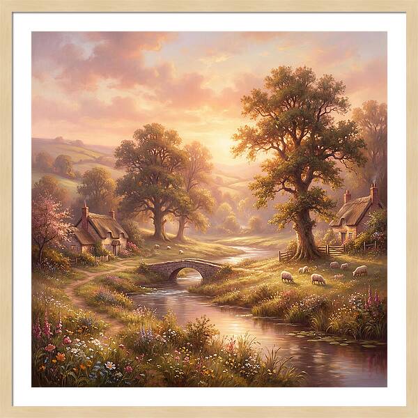 English Countryside Scene