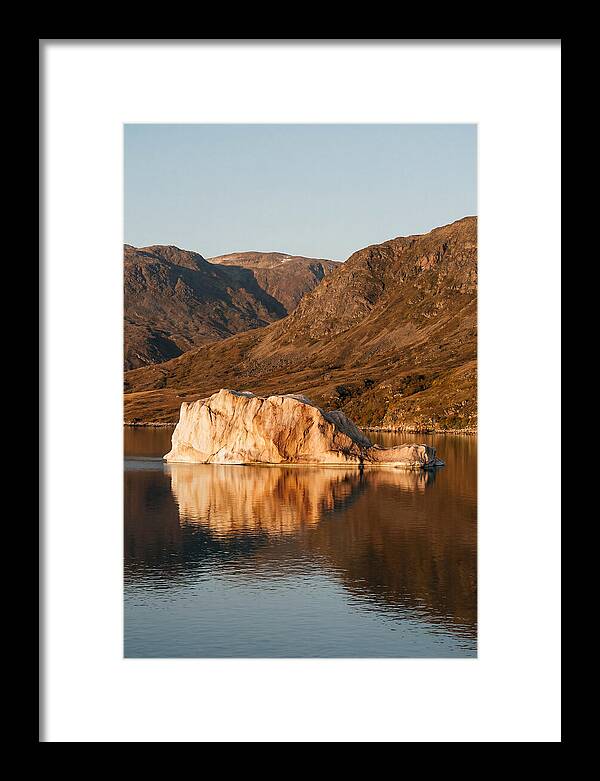 Enormous Iceberg In Autumn Light