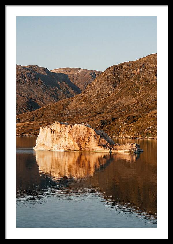 Enormous Iceberg In Autumn Light