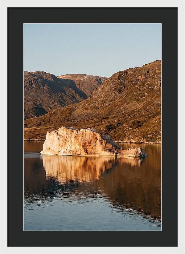 Enormous Iceberg In Autumn Light