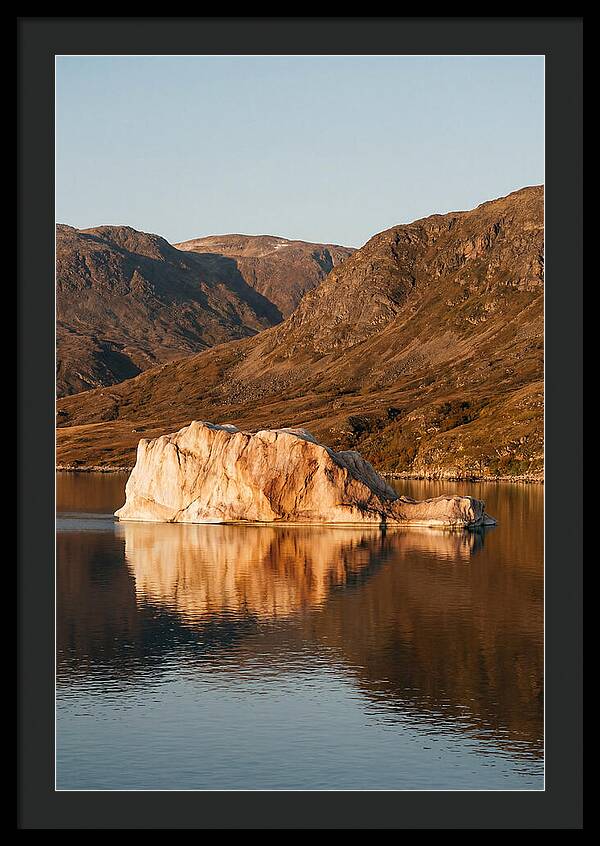 Enormous Iceberg In Autumn Light
