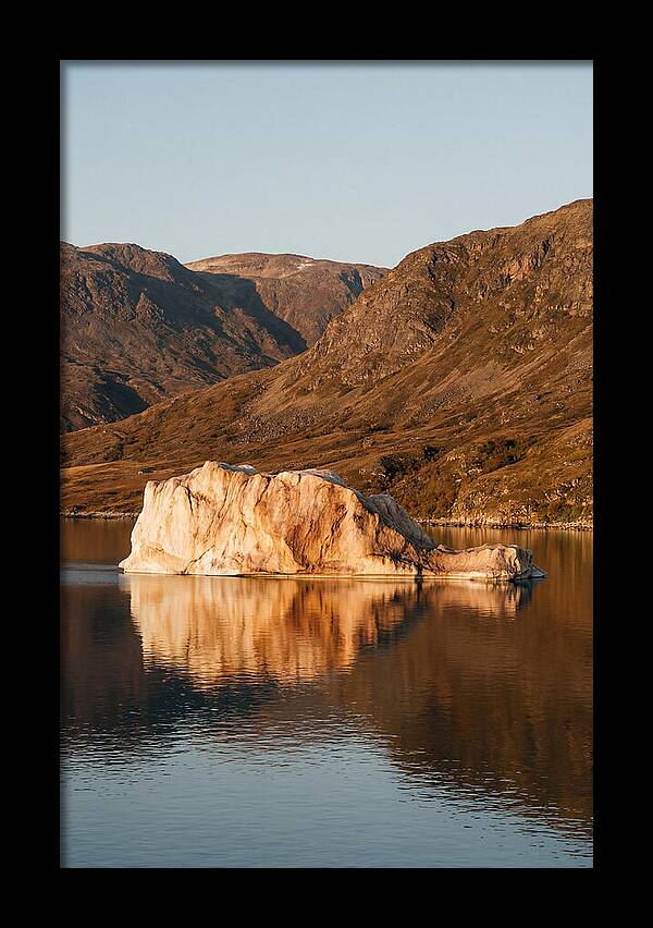 Enormous Iceberg In Autumn Light