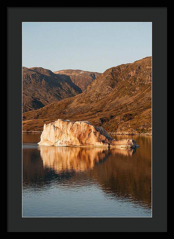 Enormous Iceberg In Autumn Light