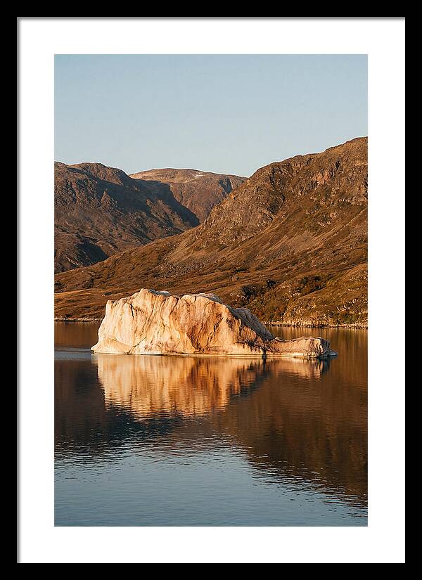 Enormous Iceberg In Autumn Light