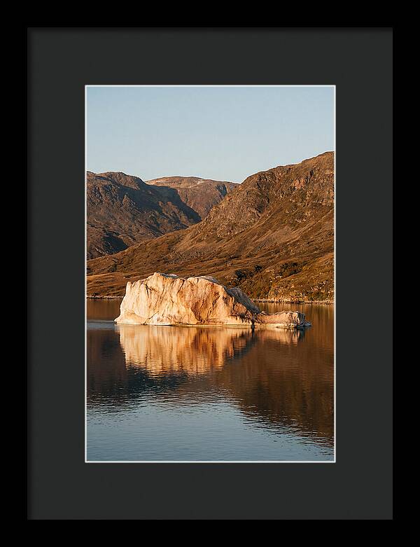 Enormous Iceberg In Autumn Light