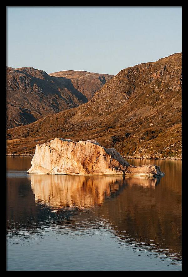 Enormous Iceberg In Autumn Light