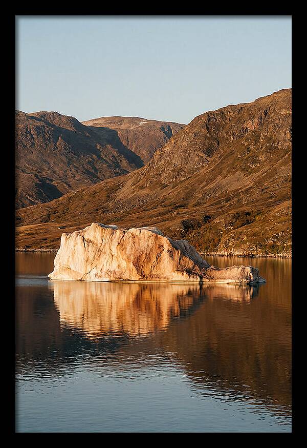 Enormous Iceberg In Autumn Light