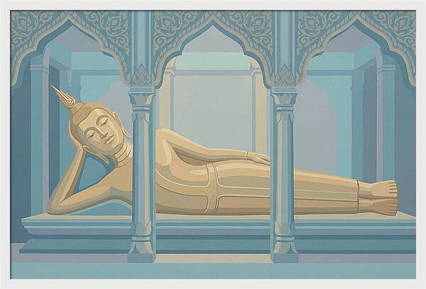 Enormous Reclining Golden Buddha